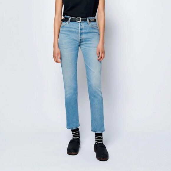 Re/done Levi’s High Rise Ankle Crop Jeans 27 - Picture 7 of 8